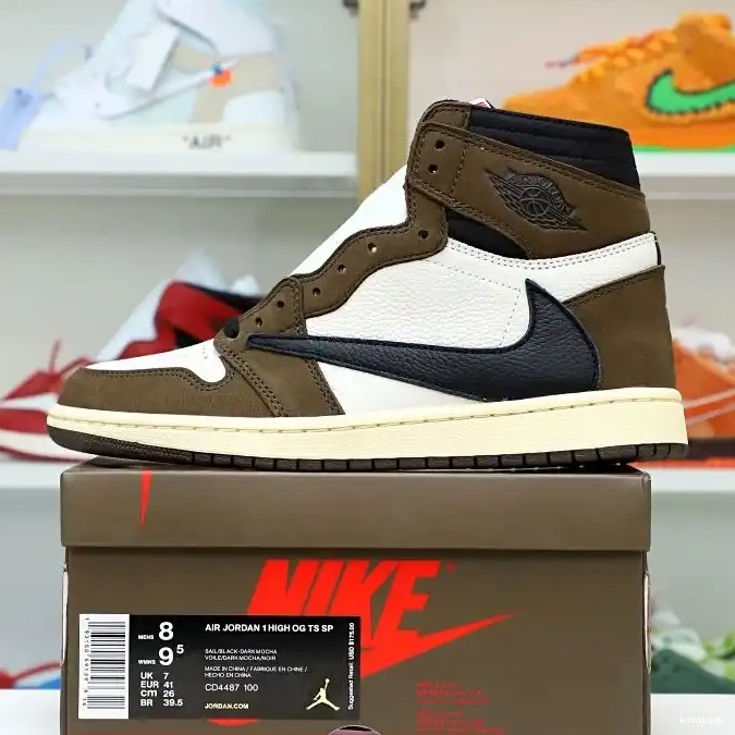 Kimikick X OG 1 SCOTT AIR JORDAN TRAVIS RETRO 'MOCHA' HIGH 0506
